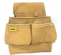 Rolson 68529 Single Leather Tool Organiser Pouch-Size Large, Brown