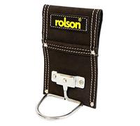 Rolson 68713 Leather Hammer Holder with Pocket