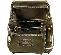 Rolson 68873 Large Single Leather Tool Pouch , Black