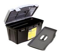 Rolson 68935 50cm Plastic Tool Box with Inner Tray in Display Box
