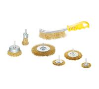 Rolson 7 Piece Wire Brush Set