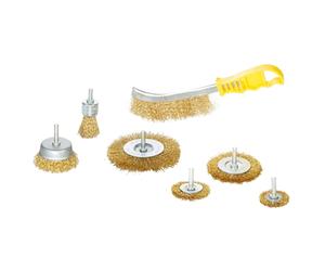 Rolson 7 Piece Wire Brush Set