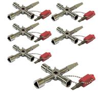 Rolson 92508 10 -in -1 Utility Key x6