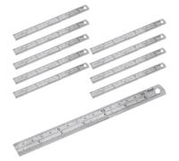 Rolson 92512 150mm Stainless Steel Ruler x10