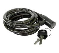 Rolson Bicycle Coil Lock, 12 x 2000 mm, Key Lock, 1 piece, Modern, Nylon/a, Pvc