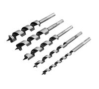 Rolson Carbon Steel 200mm Drill Auger Bit Set - 5 Piece