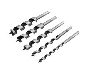 Rolson Carbon Steel 200mm Drill Auger Bit Set - 5 Piece