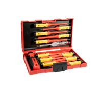13PC VDE Insulated Screwdriver Set Electrician Magnetic TipS Hand Tool Kit Case