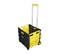 Folding Trolley Cart 25kg Storage DIY Wheel Garden Shop Tool Rolling Box Rolson