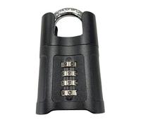 Rolson Heavy Duty 4 Digit Combination Padlock Shroud for Extra Security 66510