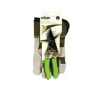 Rolson Heavy Duty Rigger Gloves and Secateur Set (Pack of 6)