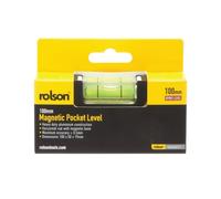 Rolson Magnetic Pocket Level 100mm (Pack of 12) 54116