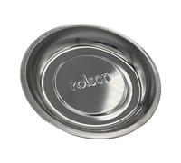 Rolson Stainless Steel Magnetic Dish with soft non scratch base and wide 150mm Bowl 42461