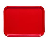 Roltex Serving Tray 36.5×28.5cm ABS Chip & Scratch Resistant (Cherry Red)