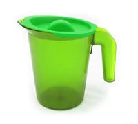 Roltex Small 500ml Frosted Coloured Jug with Lid Unbreakable Plastic (Green)
