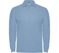 ROLY Men's Estrella Long-Sleeved Polo Shirt in Blue | Size: Medium ROLY Blue M