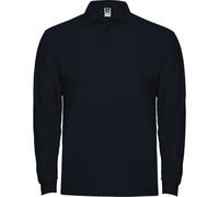 ROLY Men's Estrella Long-Sleeved Polo Shirt in Navy | Size: XL ROLY Navy XL
