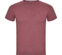 ROLY Men's Fox Heather Short-Sleeved T-Shirt in Maroon | Size: 2XL ROLY Maroon 2XL