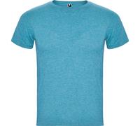 ROLY Men's Fox Heather Short-Sleeved T-Shirt in Turquoise | Size: XL ROLY Turquoise XL