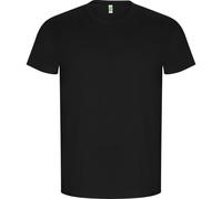 ROLY Men's Golden Plain Short-Sleeved T-Shirt in Black | Size: 2XL ROLY Black 2XL