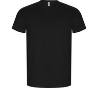 ROLY Men's Golden Plain Short-Sleeved T-Shirt in Black | Size: 2XL ROLY Black 2XL