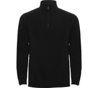 ROLY Men's Himalaya Quarter Zip Fleece Jacket in Black | Size: XL ROLY Black XL