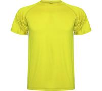 ROLY Men's Montecarlo Short-Sleeved Sports T-Shirt in Bright Yellow | Size: Small ROLY Bright Yellow S