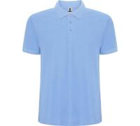 Roly Mens Pegaso Premium Plain Polo Shirt - Sky Blue - L - Sky Blue - 60% Cotton/40% Polyester