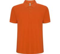 ROLY Men's Pegaso Premium Short-Sleeved Polo Shirt in Orange | Size: 4XL ROLY Orange 4XL