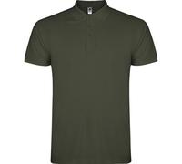 ROLY Men's Star Short-Sleeved Polo Shirt in Dark Green | Size: Large ROLY Dark Green L