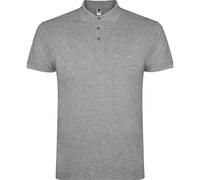 ROLY Men's Star Short-Sleeved Polo Shirt in Grey | Size: Medium ROLY Grey M