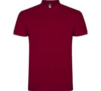 ROLY Men's Star Short-Sleeved Polo Shirt in Dark Red | Size: 2XL ROLY Dark Red 2XL