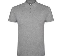 ROLY Men's Star Short-Sleeved Polo Shirt in Grey | Size: Small ROLY Grey S