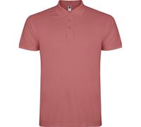 ROLY Men's Star Short-Sleeved Polo Shirt in Scarlet | Size: Large ROLY Scarlet L