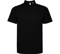 ROLY Men's Tormo Short-Sleeved Polo Shirt in Black | Size: 2XL ROLY Black 2XL
