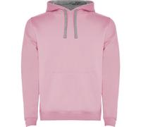 Roly Mens Urban Hoodie3XL Light Pink/Grey Marl PF4304