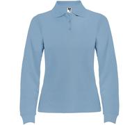 ROLY Women's Estrella Long-Sleeved Polo Shirt in Blue | Size: Small ROLY Blue S