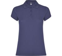 ROLY Women's Star Polo Shirt in Bright Blue | Size: Large ROLY Bright Blue L