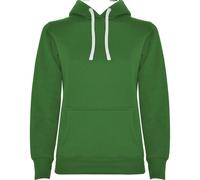 ROLY Women's Urban Hooded Polycotton Sweatshirt in Bright Green | Size: Medium ROLY Bright Green M