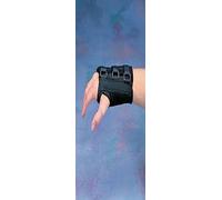 Rolyan D-Ring Wrist Braces, Comfort-Focused Wrist Brace for Carpal Tunnel Syndrome and Other Wrist Disorders: Non-Restrictive Design, Regular Length, X-Small, Left, Black