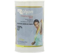 Rolyan Energising Exercise Bands, Ideal Resistance Tool for Upper and Lower Extremity Exercises to Tone Muscles and Increase Flexibility, Supports Physical Therapy, Latex Free, Yellow, Light, 5m