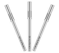 Rolybag Mandrel Nail Drill Bit, Mandrel Bit for Small Sanding Bands, 3/32'' Easy Off Mini Mandrel Bit for Nails, Suitable for Acrylic Nails Gel Manicures, Silver Mandrel Drill Bit 38mm x 3.1mm