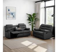 Seconique Roma 3 Plus 2 Suite in Grey, none