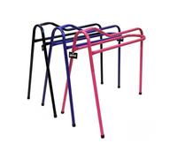 Roma 3 Leg Saddle Stand, Red, Regular