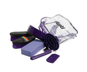 Roma 7 Piece Backpack Care Kit Purple