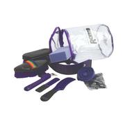 Roma 9 Piece Cylinder Grooming Kit Purple (One Size)