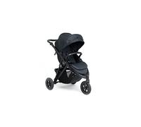 Roma Atlas 3 Wheel Pram, All-Terrain Stroller Suitable from Newborn - Jet Black