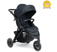 Roma Atlas 3-Wheel All Terrain Baby Stroller | Lightweight 10.4kg Off-Road Buggy & City Pushchair | Adjustable Handle, Puncture-Proof Wheels & Rain Cover | Travel System Ready, Black