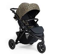 Roma Atlas Baby Stroller, All Terrain Buggy Pram, 3 Wheeler Pushchair, Lightweight Foldable, Off-Road & City All Terrain Stroller Pushchair with Rain Cover Combo, Stylish Design,Puncture-Proof Wheels