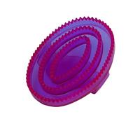 Roma Brights Curry Comb Deep Purple for Horses - One Size